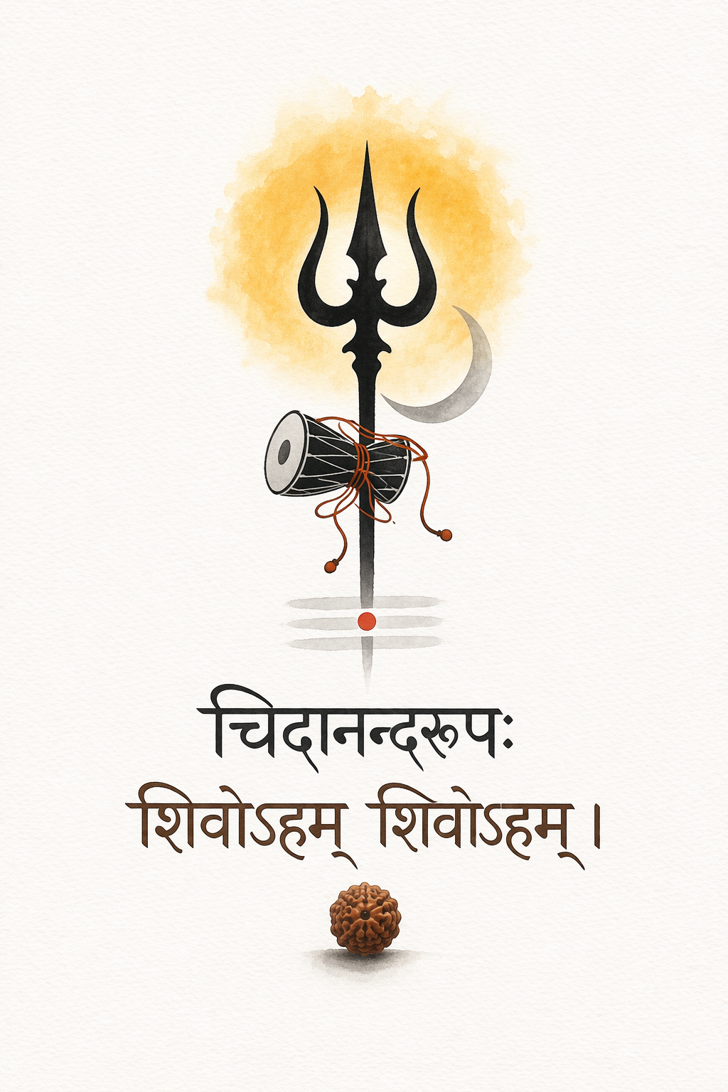 Atman Bodh: Shiva Nirvana Shatakam Wall Art