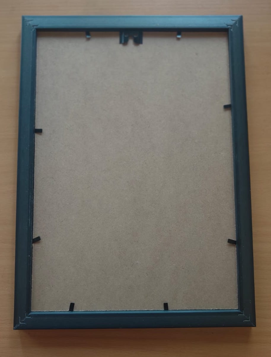 Minimalist Ganesha "Vakratunda" Framed Poster