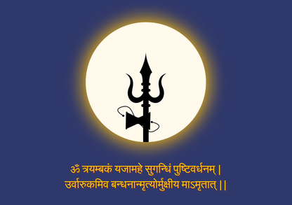 Mahamrityunjaya Mantra – Protection & Healing Frame
