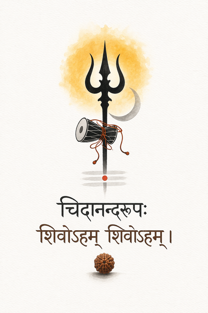 Atman Bodh: Shiva Nirvana Shatakam Wall Art