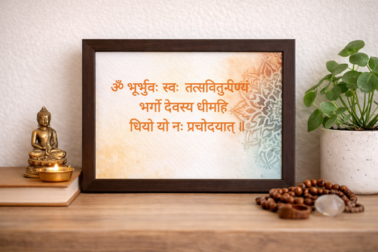 Gayatri Mantra – Divine Wisdom Frame