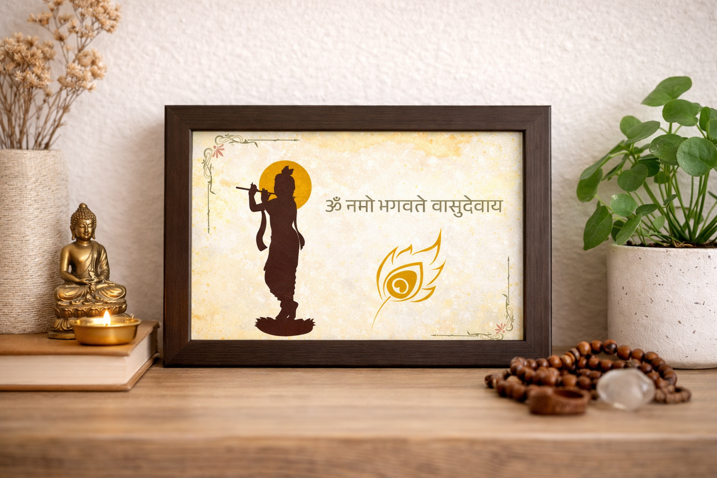 Om Namo Bhagavate Vasudevaya – Krishna Frame