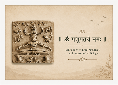Om Pashupataye Namah Desk Frame