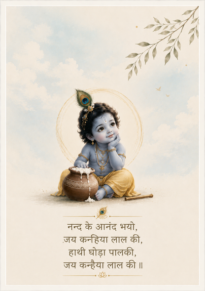 Bal Krishna Wall Art