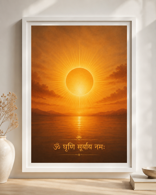 Surya Mantra Wall Art