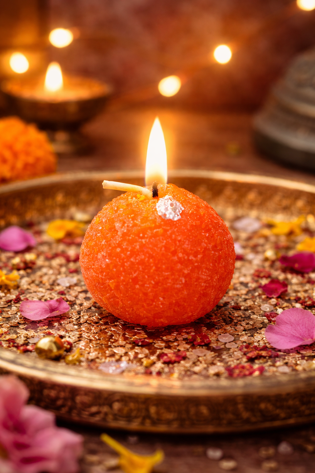 Laddoo Candles – Festive Glow, Sacred Vibes