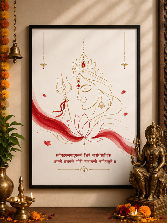 Maa Durga – Divine Grace Wall art