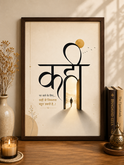 Kahin (कहीं) Art Print