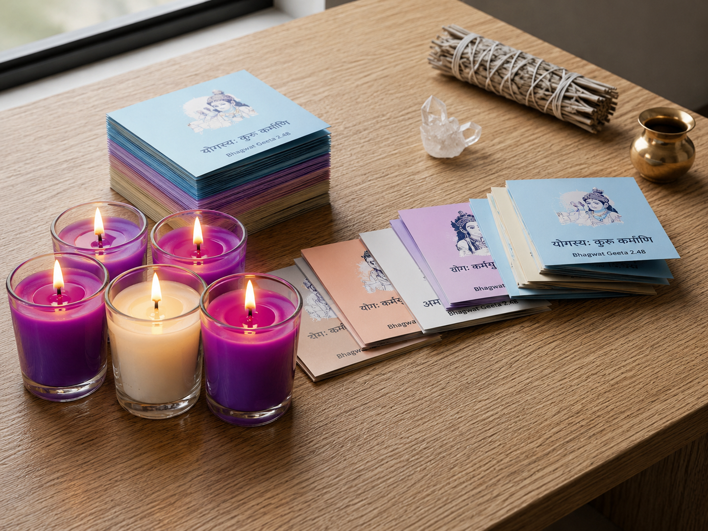 Bhagwat Geeta Combo with Premium Candle