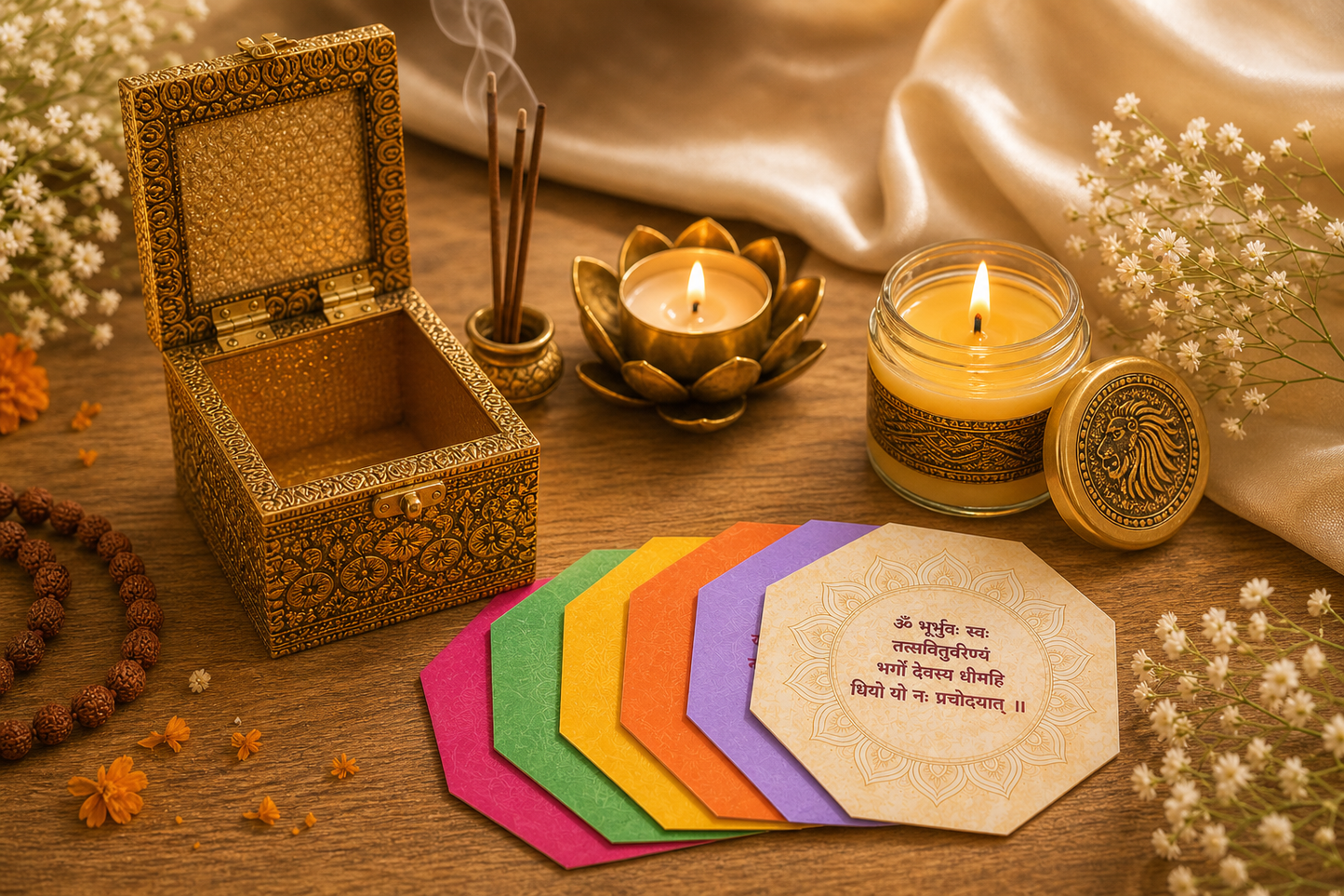 Combo- Mantra Collection + Premium Soy Candle