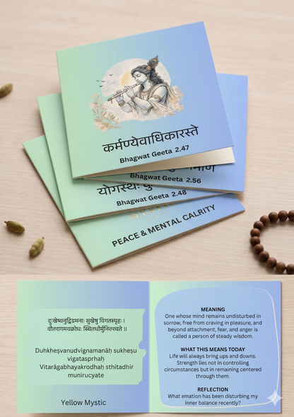 Bhagavad Gita Wisdom Notes – 36 Timeless Teachings for Daily Life