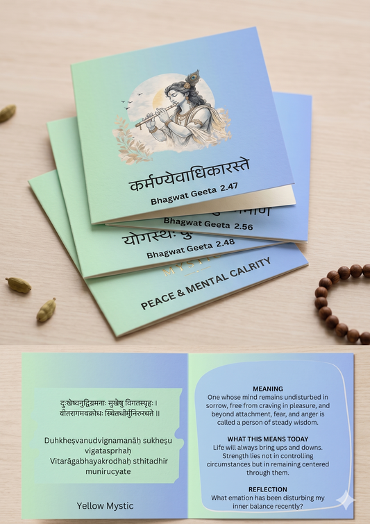 Bhagavad Gita Wisdom Notes – 36 Timeless Teachings for Daily Life