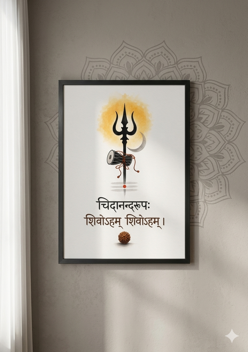 Atman Bodh: Shiva Nirvana Shatakam Wall Art