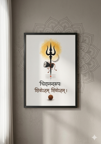 Atman Bodh: Shiva Nirvana Shatakam Wall Art