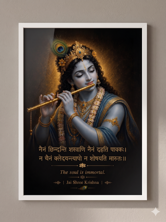 Shree Krishna – “नैनं छिन्दन्ति शस्त्राणि”