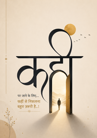 Kahin (कहीं) Art Print