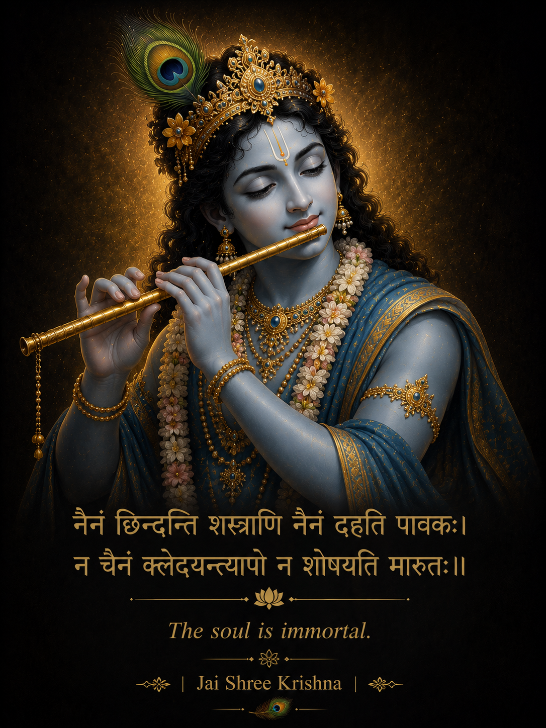 Shree Krishna – “नैनं छिन्दन्ति शस्त्राणि”
