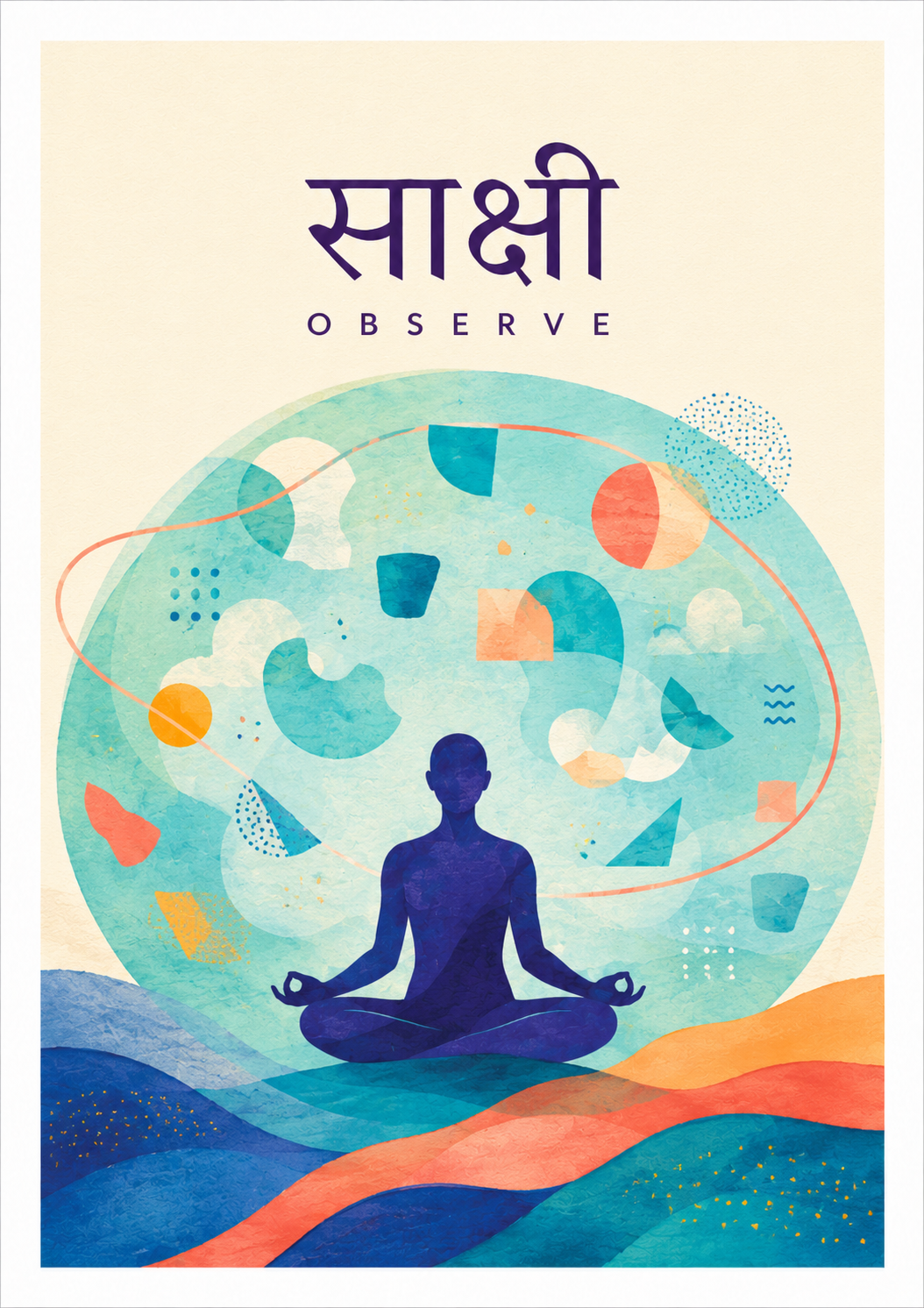 श्वास • साक्षी • मौन — The Meditation Set of 3