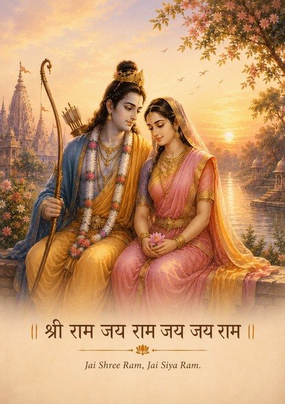 Ram Siya Ram – Sunset Artwork