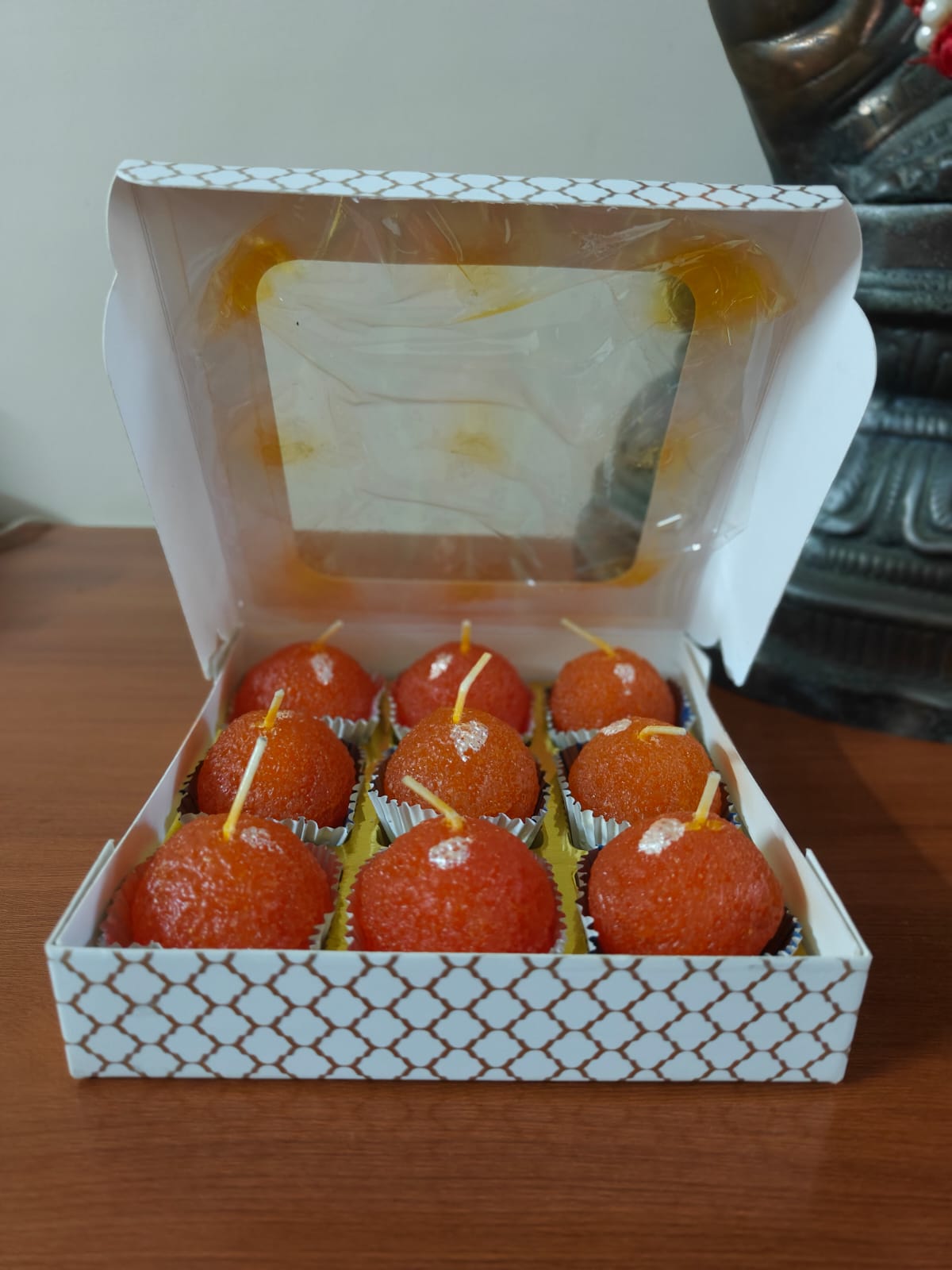 Laddoo Candles – Festive Glow, Sacred Vibes