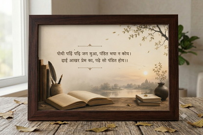 Dhai Akhar (ढाई आखर प्रेम का) Desk Frame