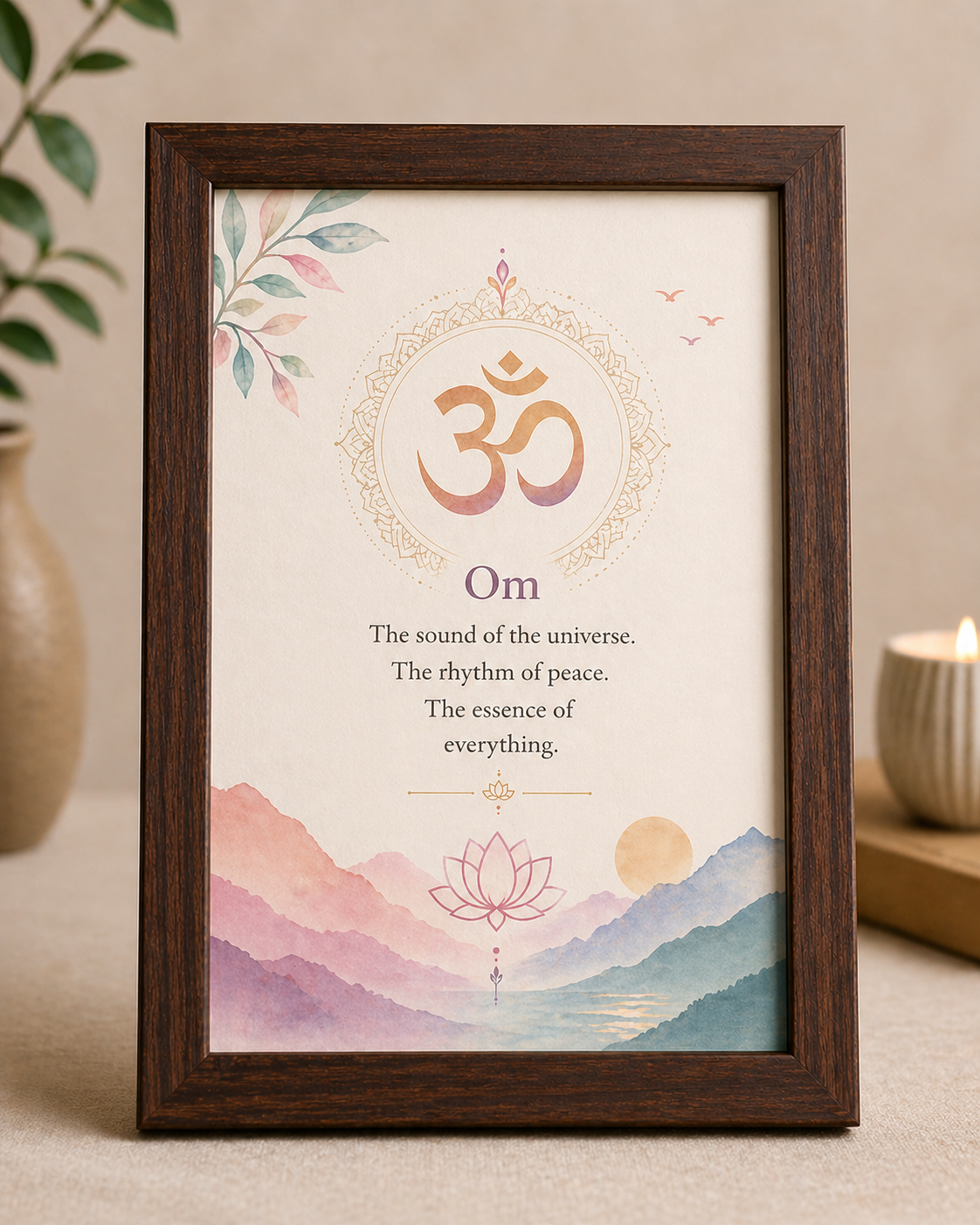 Mantra Collection with Spiritual Desk Frame