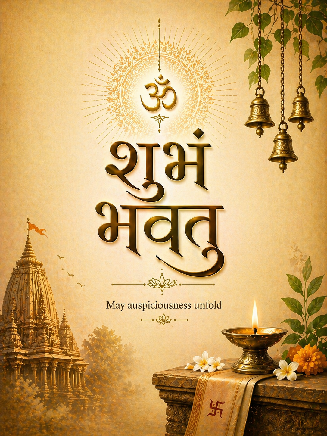 शुभं भवतु Desk Frame